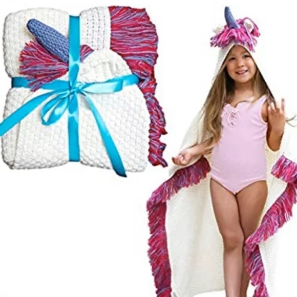 Unicorn hoodie blanket - Picture 2 of 3